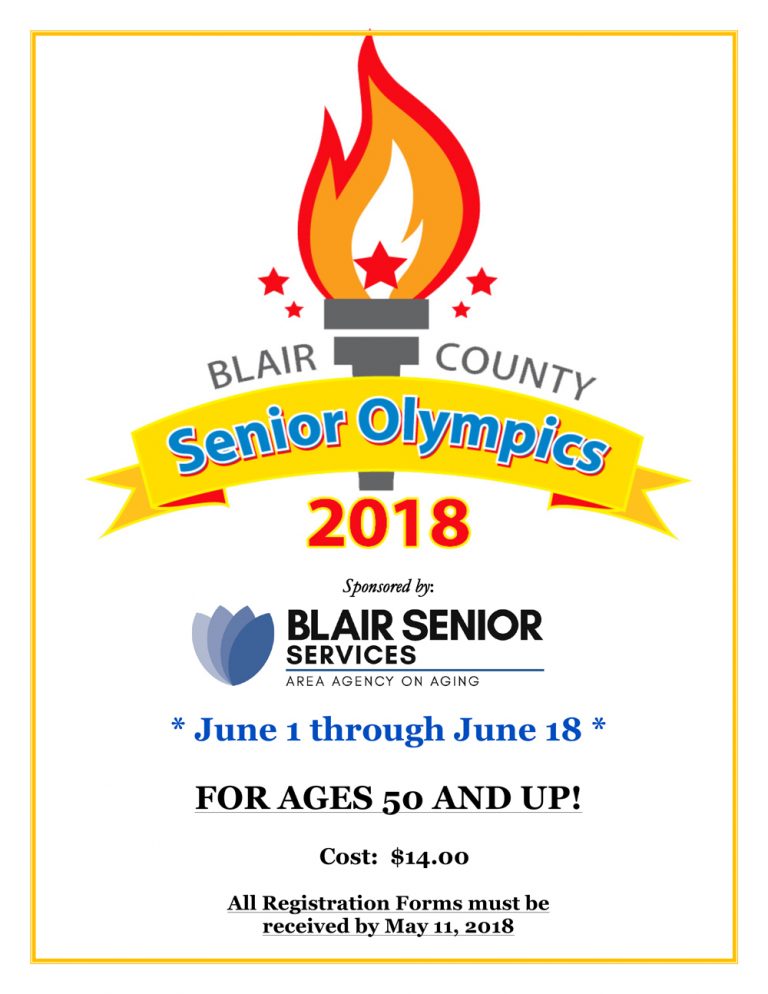 Sign up for the 2018 Senior Olympics! Blair Senior Services